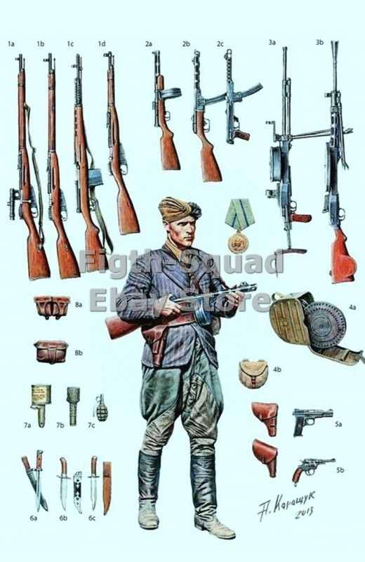 WW2 Picture Photo military ammunition of a soldiers of the Soviet Army 6110