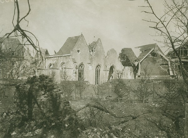 Bapaume Church Ruins Church Ruins WWI old Photo Bapaume Church Ruins Church Ruins WWI old Photo