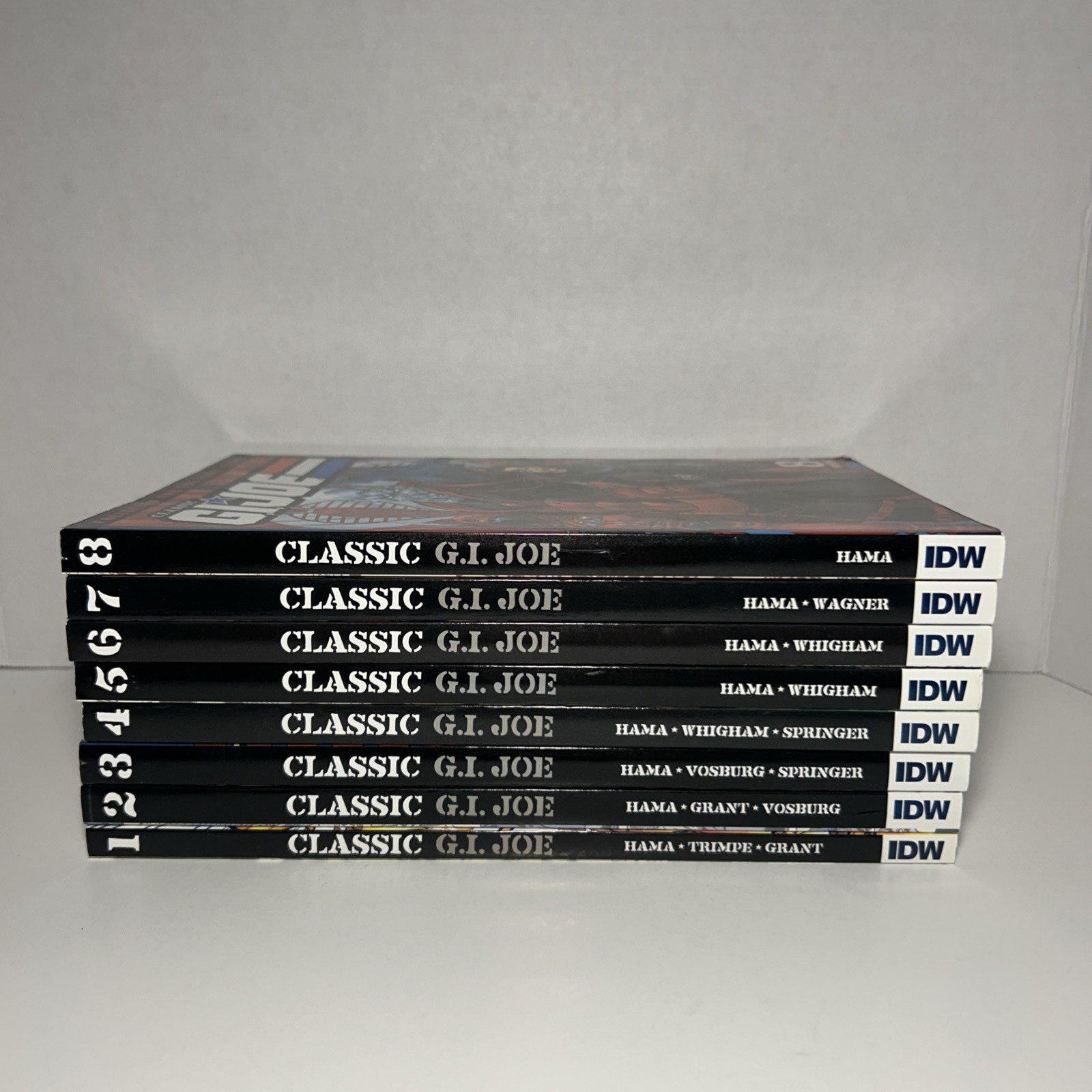 Classic G.I. Joe TPB Vol 1 2 3 4 5 6 7 8 IDW First Printing Lot Larry Hama OOP