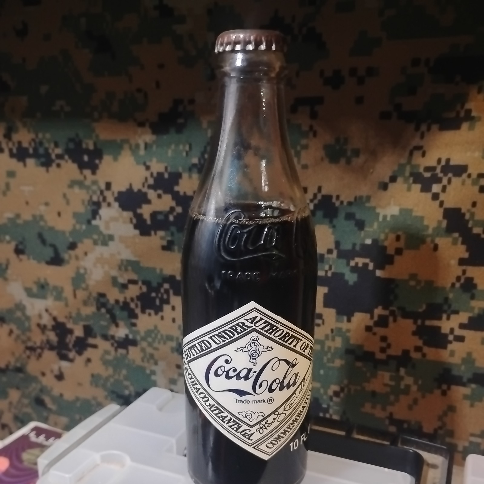 Unopened Commemorative 1974 75th anniversary Chattanooga plant Coke Bottle