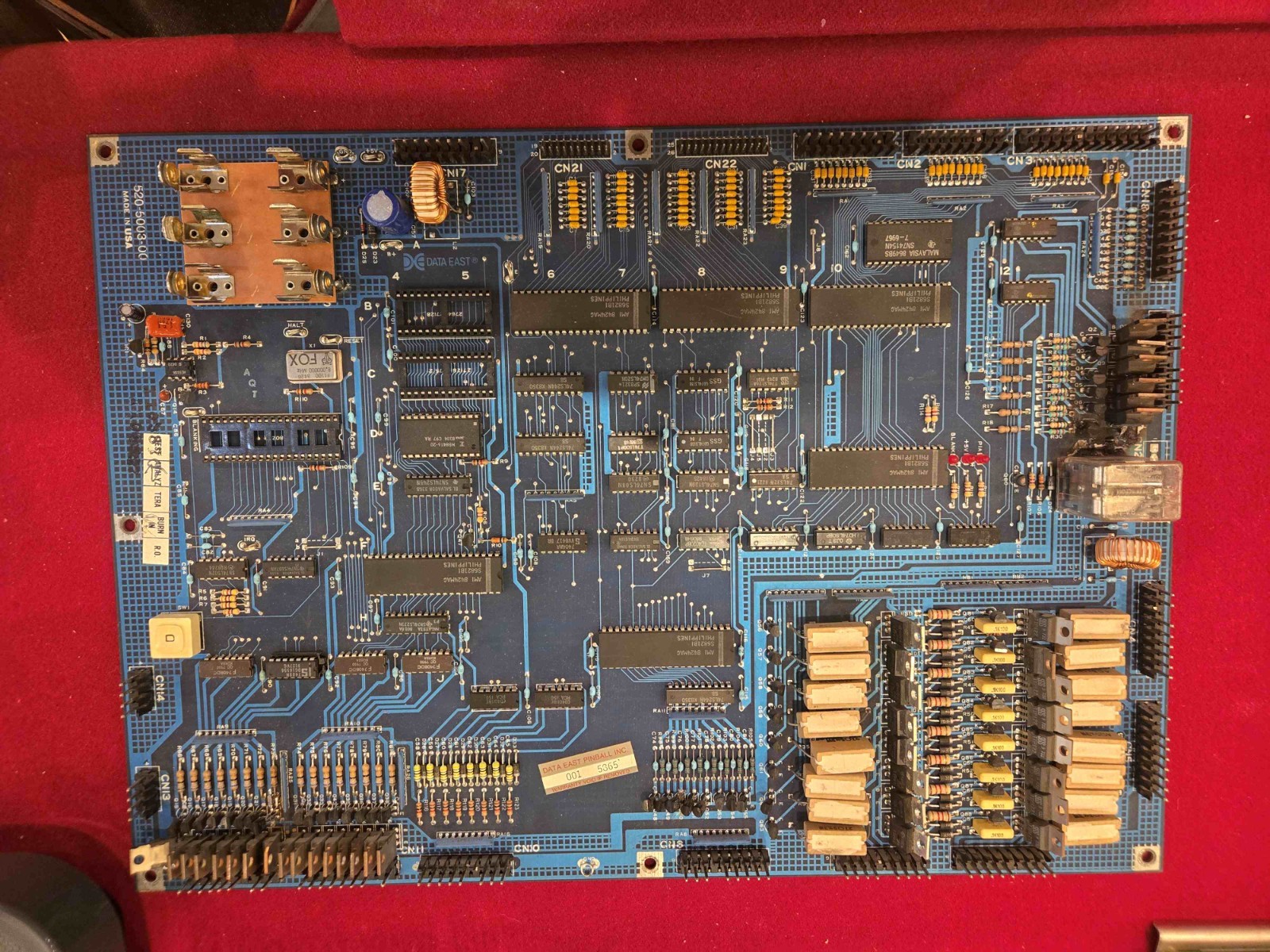 Sega Data East 520-5003-00 MPU Board