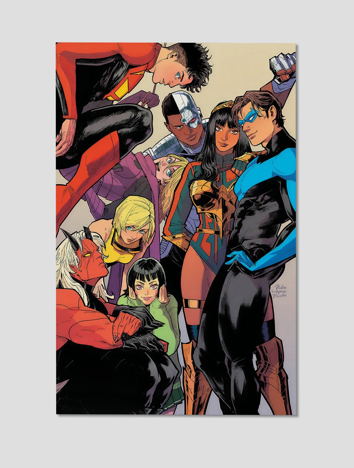New Titans #37 Variant Giclee Print Nightwing Poster 11x17 DC Wall Art