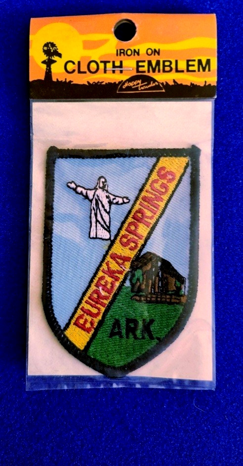 Eureka Springs Arkansas Vintage Souvenir Travel Patch - Brand New - Eureka Springs Arkansas Vintage Souvenir Travel Patch - Brand New -
