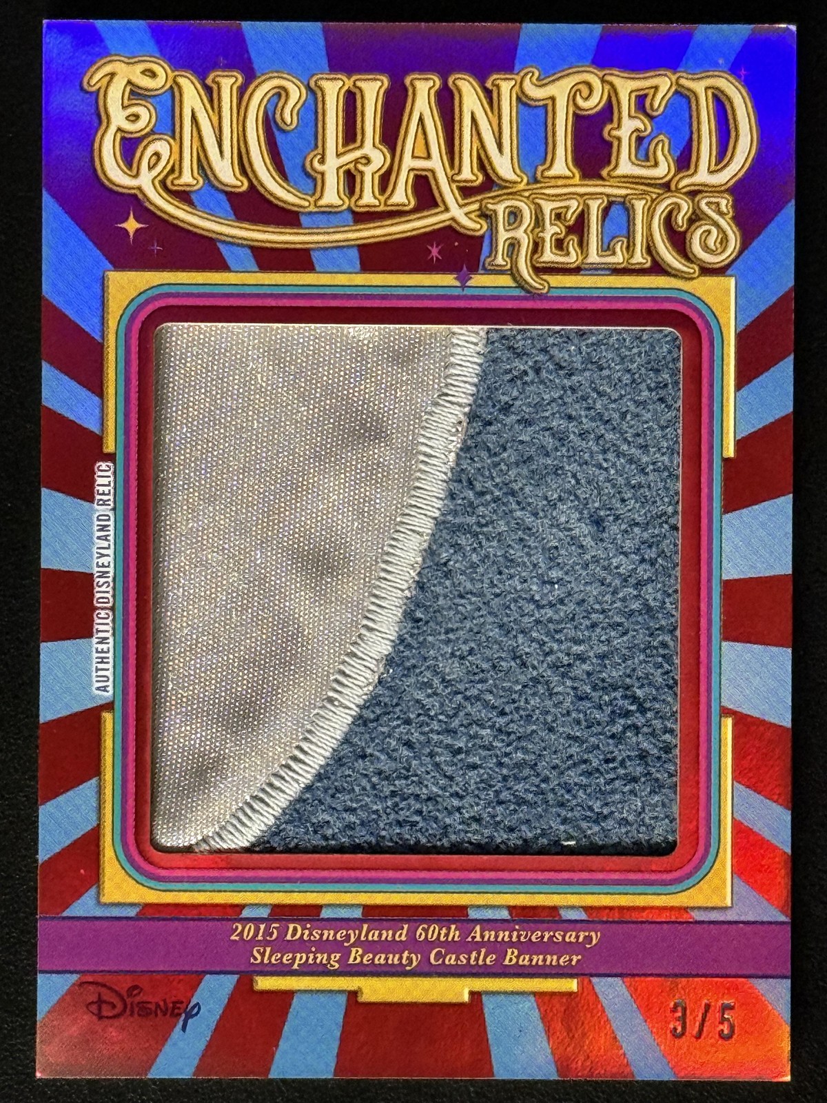Disney 2025 Topps Sleeping Beauty (Banner Relic) #ER15-SBC 70th Anniversary /5