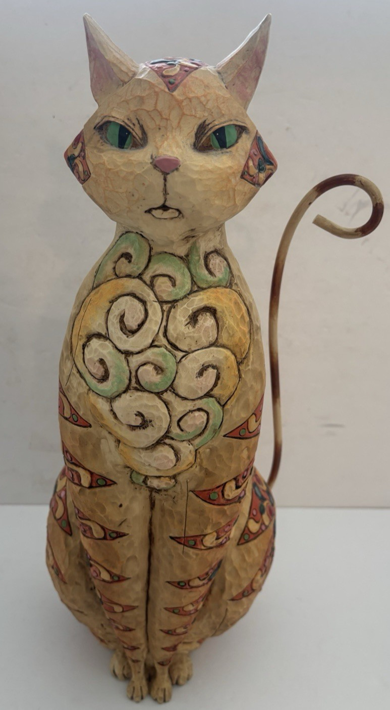 Jim Shore Heartwood Creek Garden Cat Figurine 18