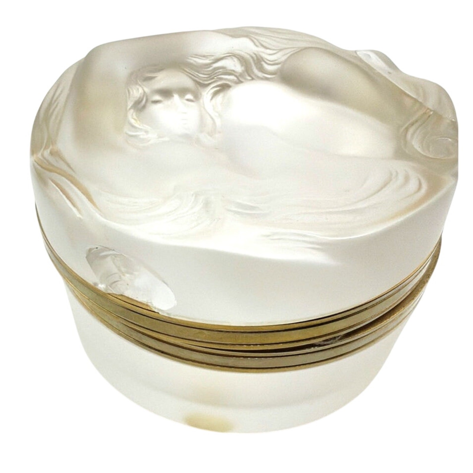 LALIQUE Of FRANCE Clear Frosted Crystal \