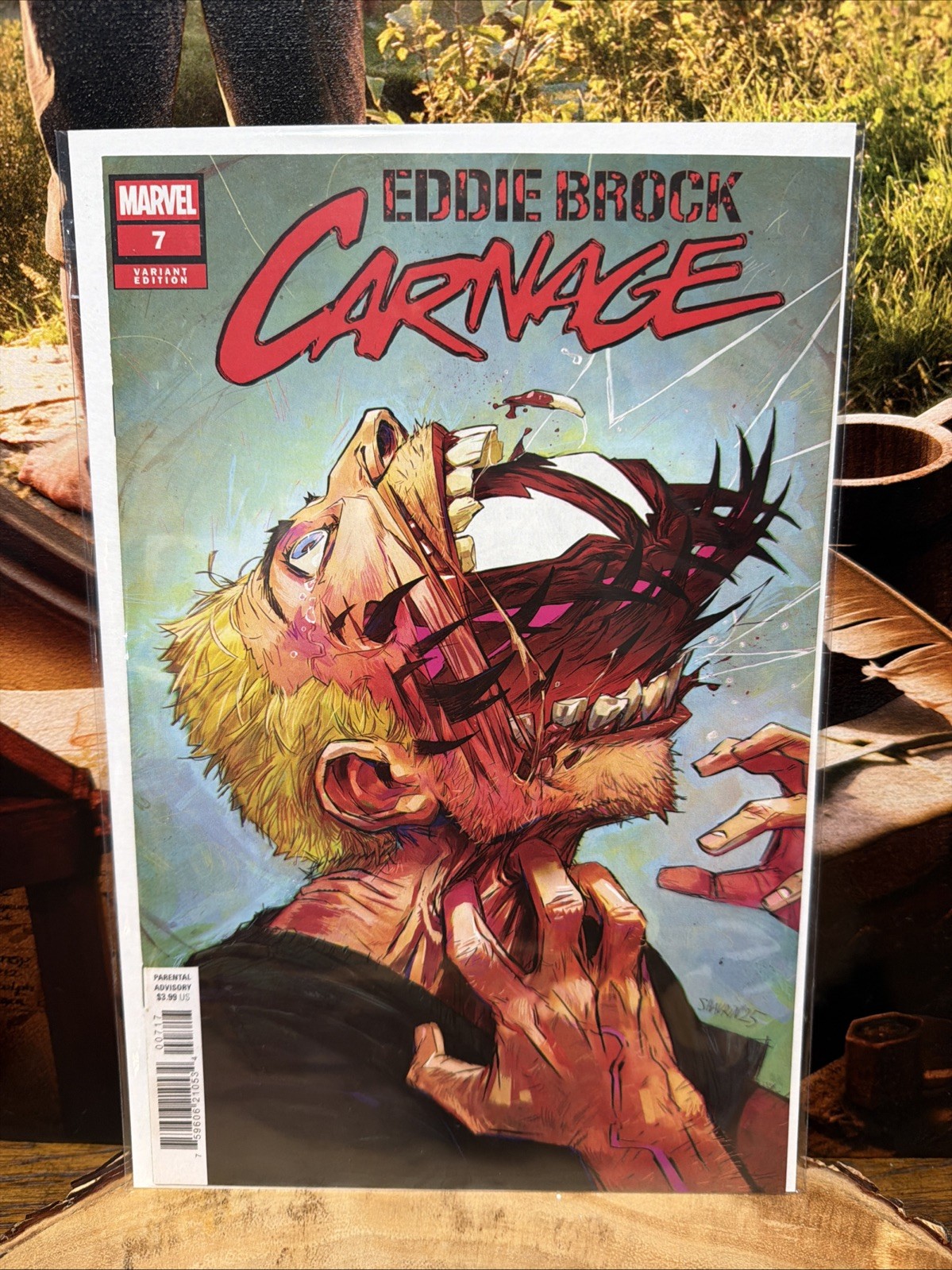 EDDIE BROCK CARNAGE #7 1:25 SHAVRIN VARIANT MARVEL COMICS 2025 EDDIE BROCK CARNAGE #7 1:25 SHAVRIN VARIANT MARVEL COMICS 2025