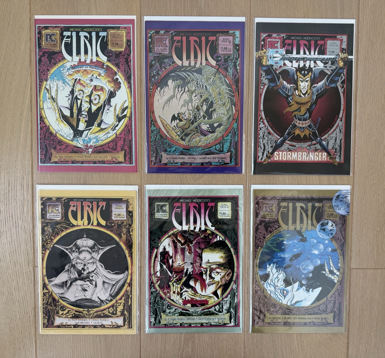 ELRIC 1-6 VF-NM PACIFIC COMIC SET COMPLETE ROY THOMAS CRAIG RUSSELL GILBERT 1983