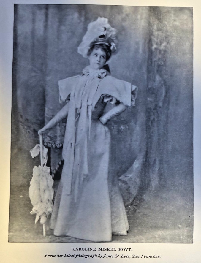 1897 Vintage Illustration Actress Caroline Miskel Hoyt 1897 Vintage Illustration Actress Caroline Miskel Hoyt