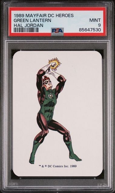 1989 MAYFAIR DC HEROES GREEN LANTERN HAL JORDAN PSA 9 1989 MAYFAIR DC HEROES GREEN LANTERN HAL JORDAN PSA 9