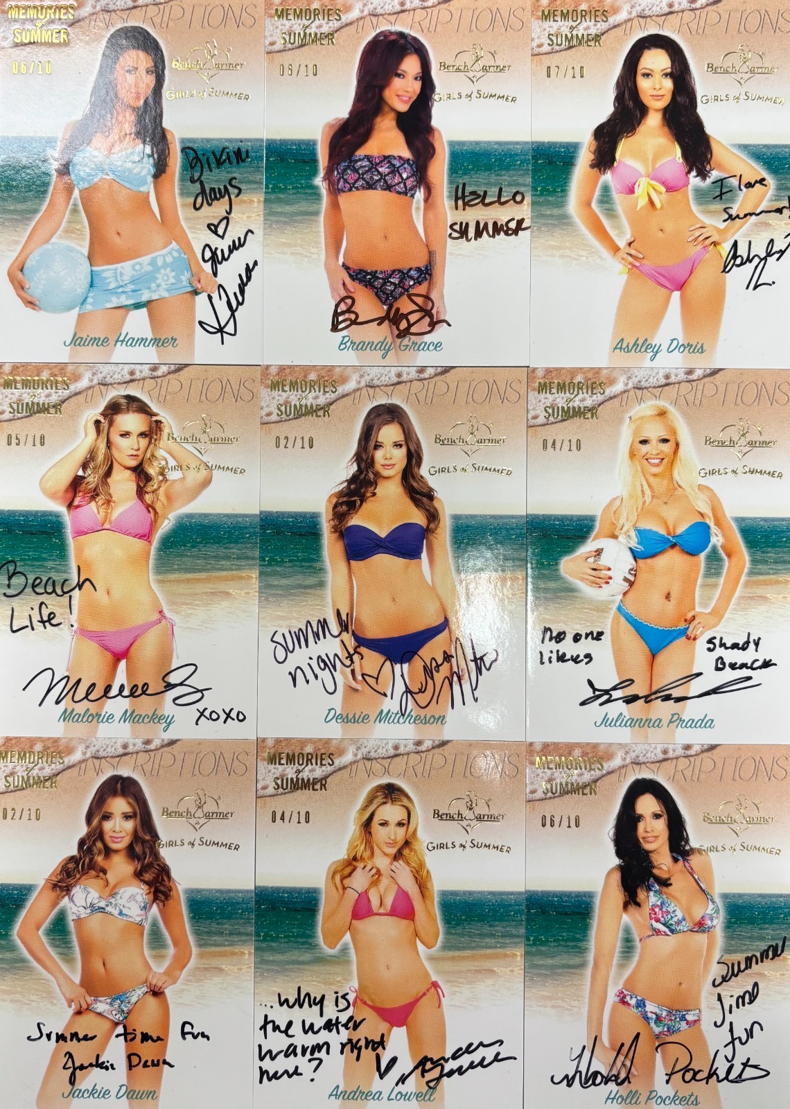 2025 Benchwarmer Girls of Summer ANDREA LOWELL Memories of INSCRIPTIONS AUTO /10 2025 Benchwarmer Girls of Summer ANDREA LOWELL Memories of INSCRIPTIONS AUTO /10
