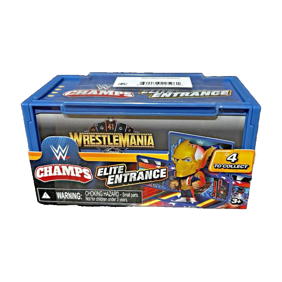 WWE Champs Elite Entrance WrestleMania Blue Case(1) Unopened Sealed