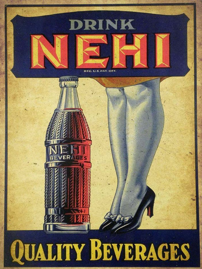 DRINK NEHI QUALITY BEVERAGES NICE LEGS HEELS 16\ DRINK NEHI QUALITY BEVERAGES NICE LEGS HEELS 16\