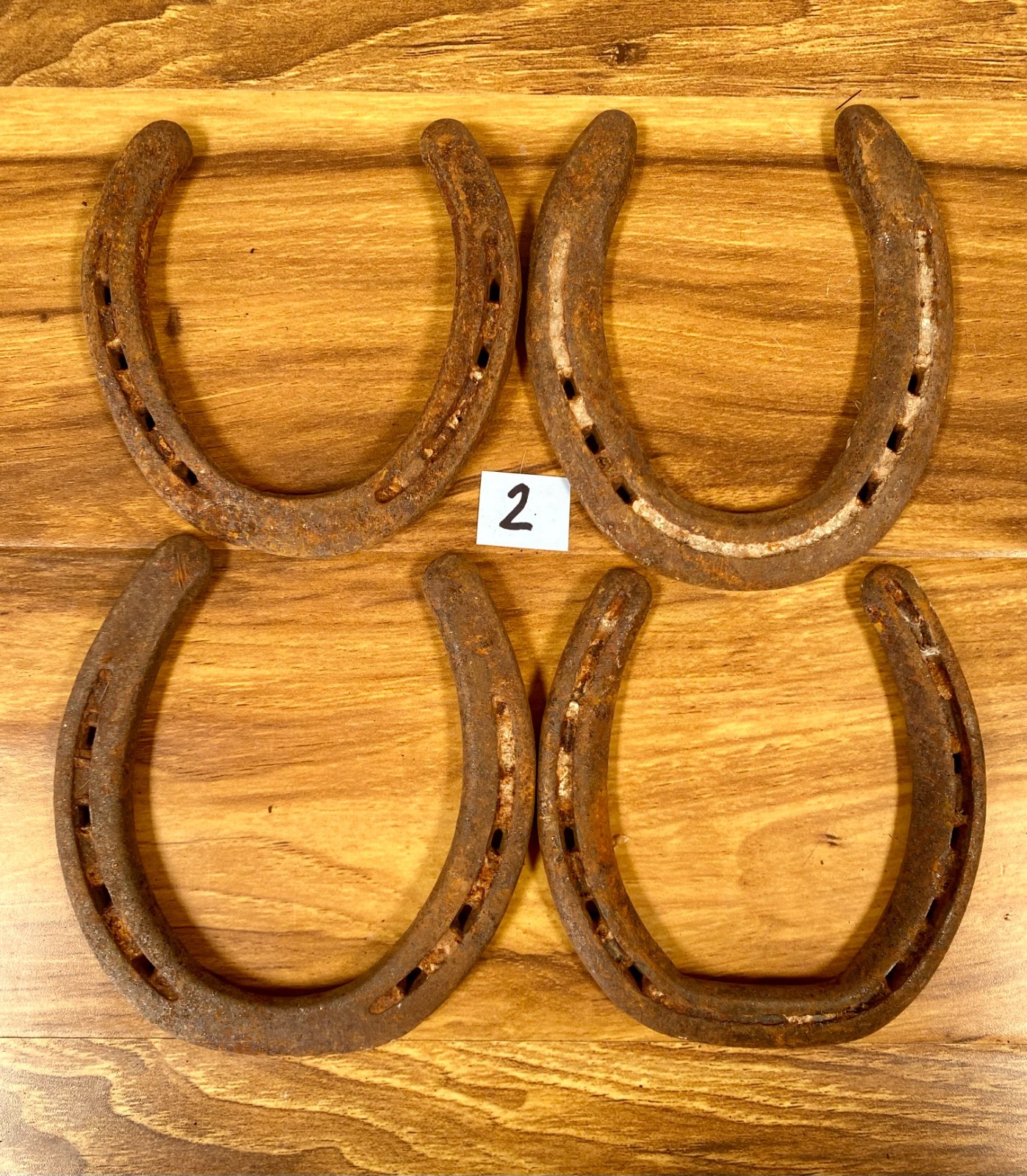 Rustic Vintage Genuine Western Horseshoes Décor Crafts Set of Four (4)