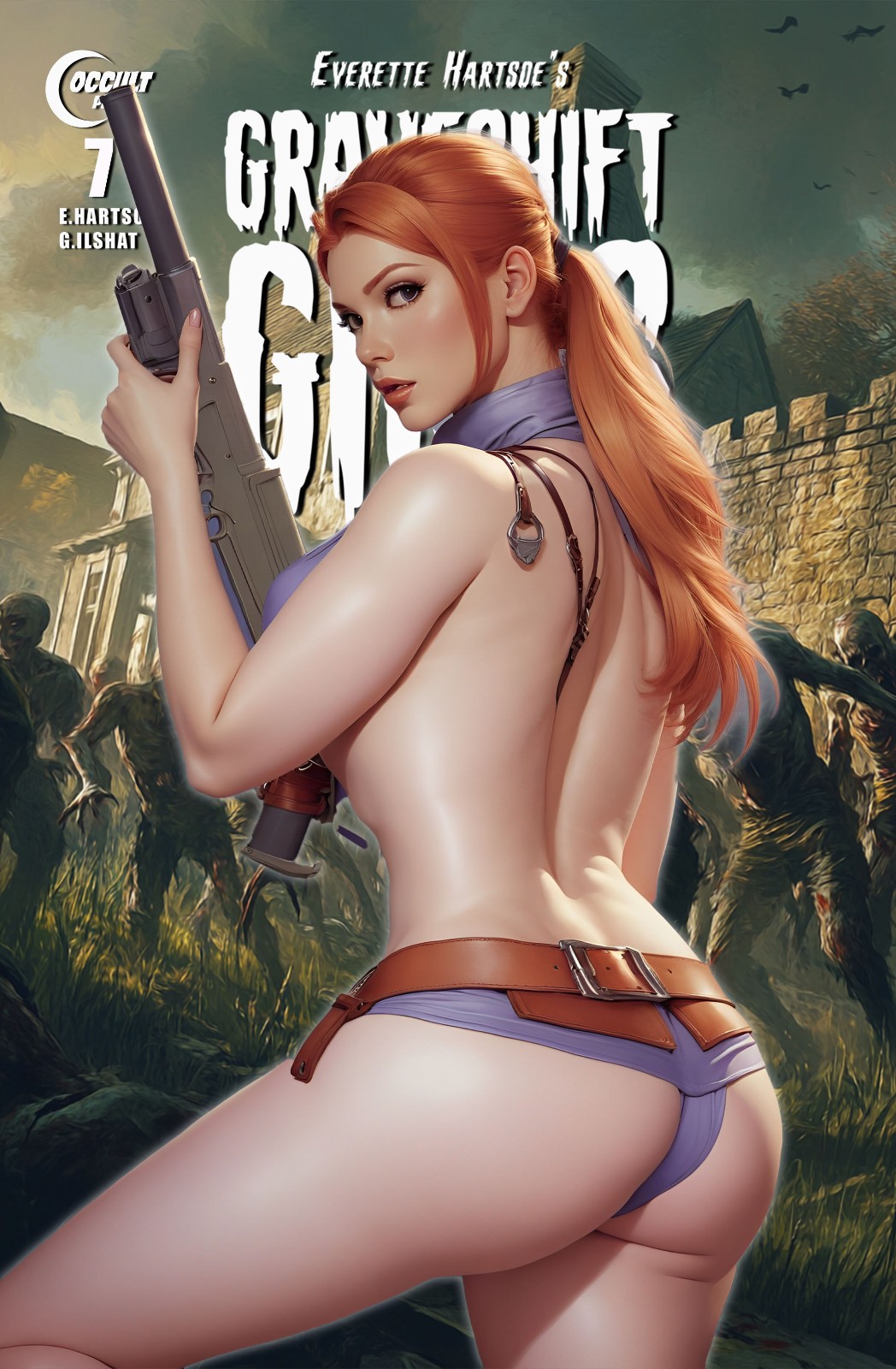 EVERETTE HARTSOE GRAVESHIFT GIRLS #7 COVER B - RARE OOP