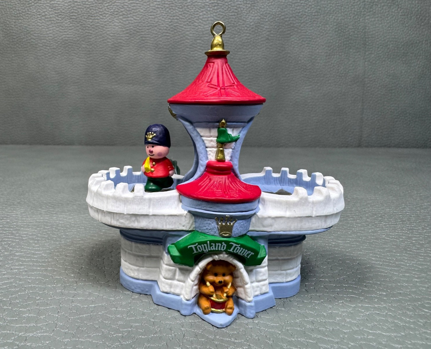 Hallmark 1991 Toyland Tower Christmas Ornament with Magic Motion