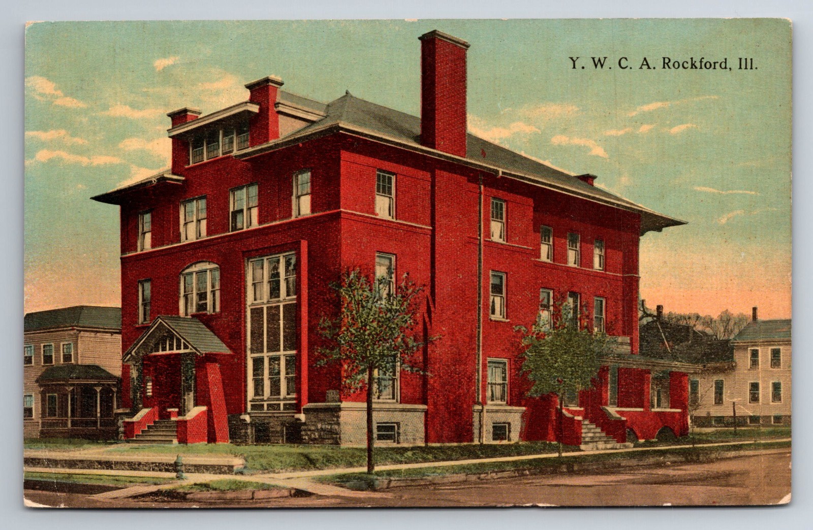IL, Rockford, Y. W. C. A., Vintage Postcard