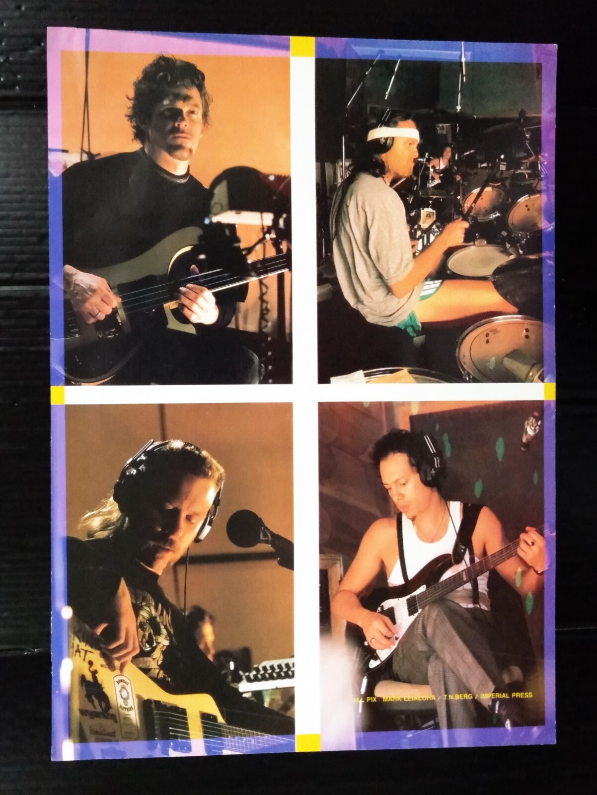 C3097 Metallica Vintage Thailand ONLY 1 COLOR PAGE MEGA RARE