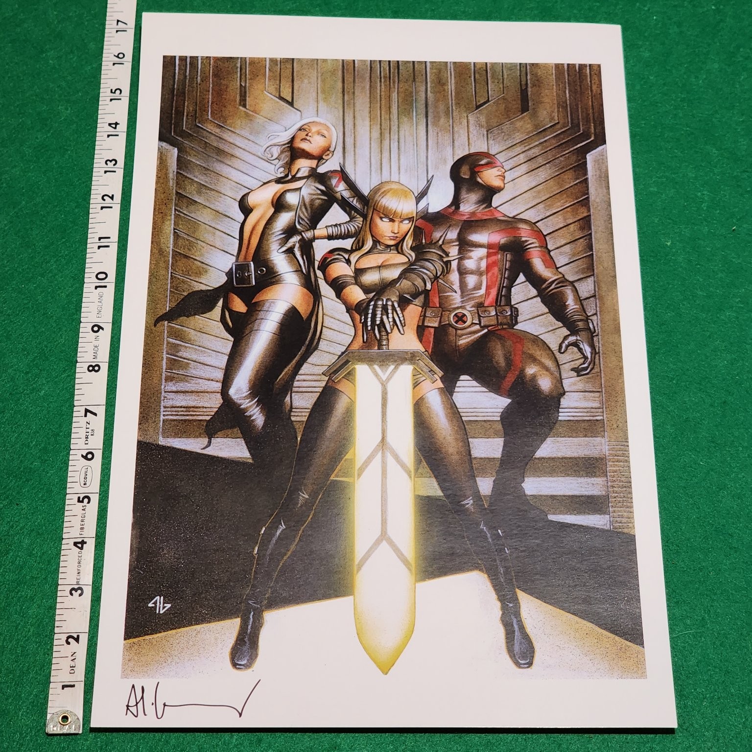 Adi Granov X-Men Magik Cyclops Storm Signed Art Print 17 Adi Granov X-Men Magik Cyclops Storm Signed Art Print 17