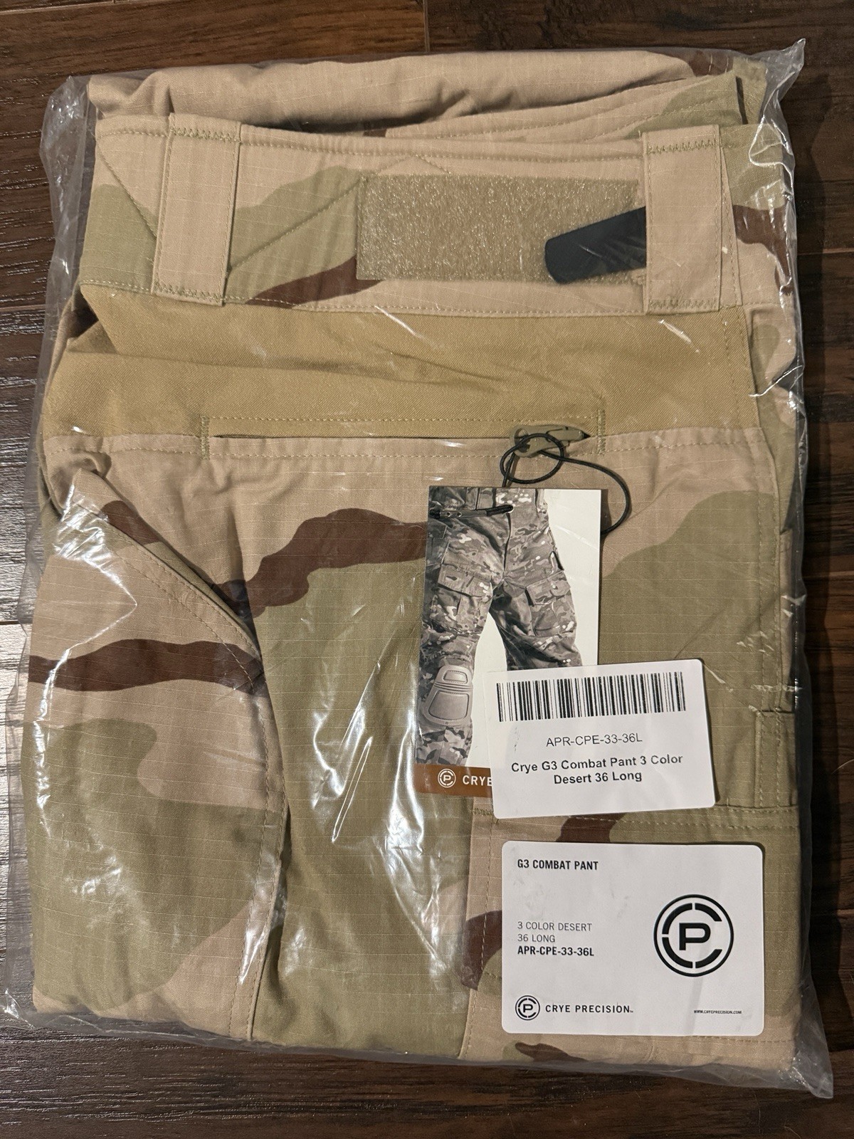 BNIB Crye precision G3 combat pants, DCU Three color desert 36L