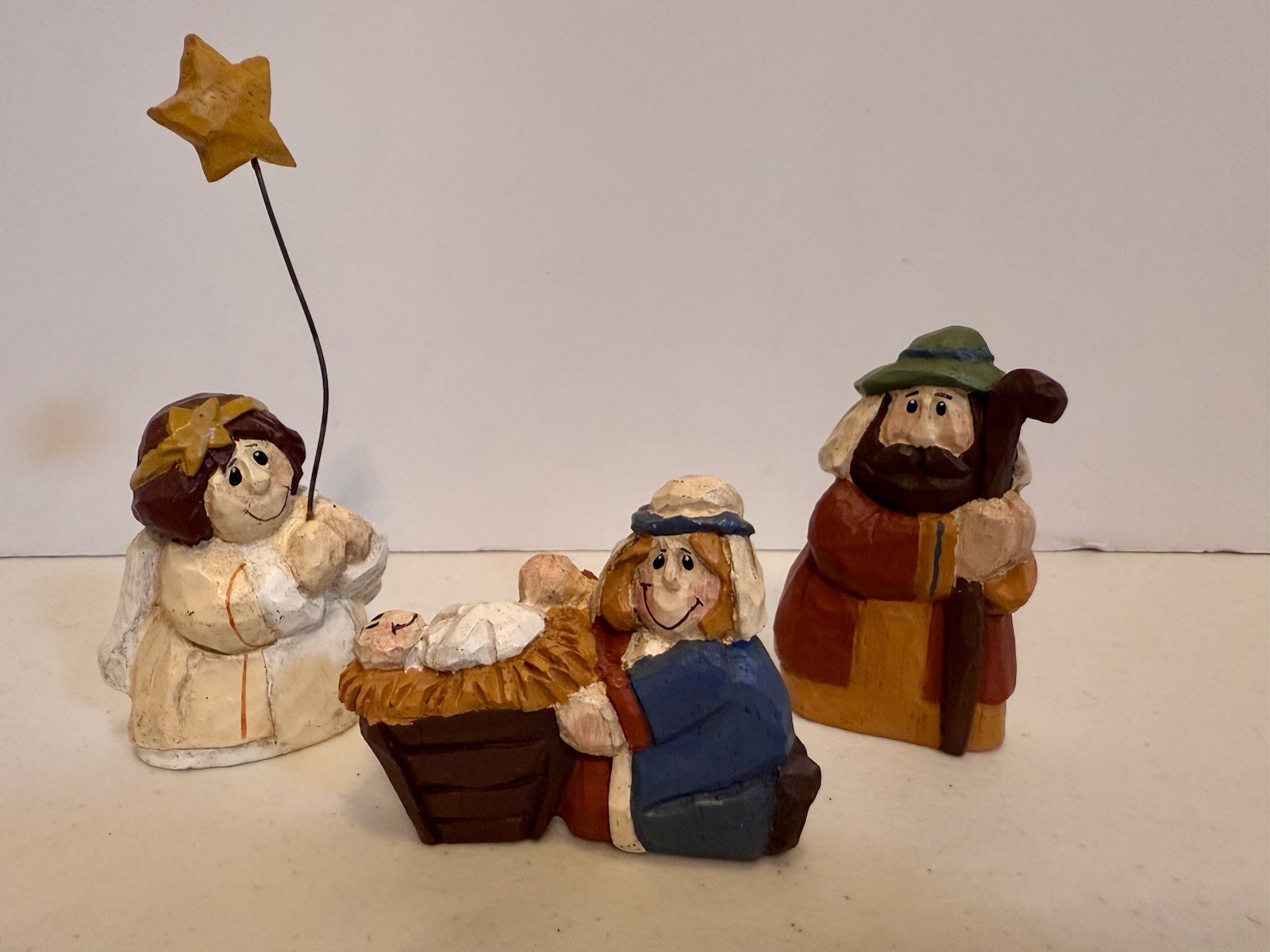 VTG Set of 3 Midwest Of Cannon Falls Eddie Walker Small Nativity Figurines