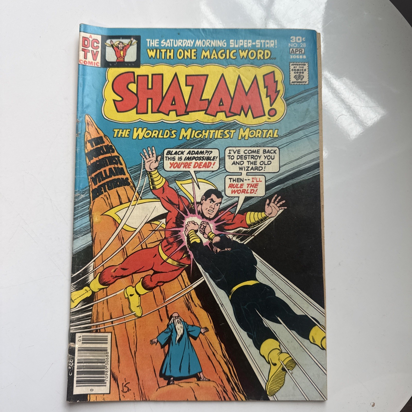 Shazam #28 DC 1977 Black Adam\'s 1st Modern Appearance