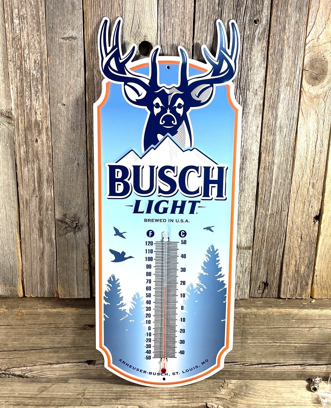 Busch Light Beer Deer Hunting Thermometer 17 Busch Light Beer Deer Hunting Thermometer 17
