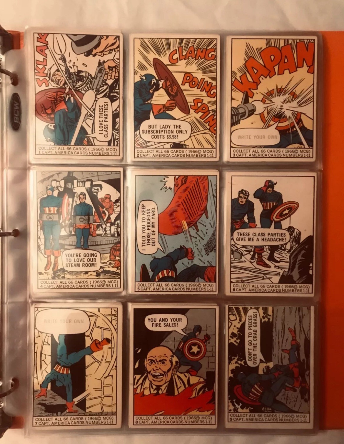 1966 Marvel Super Heroes Donruss Complete Set 65/66 only missing #34 nice cards