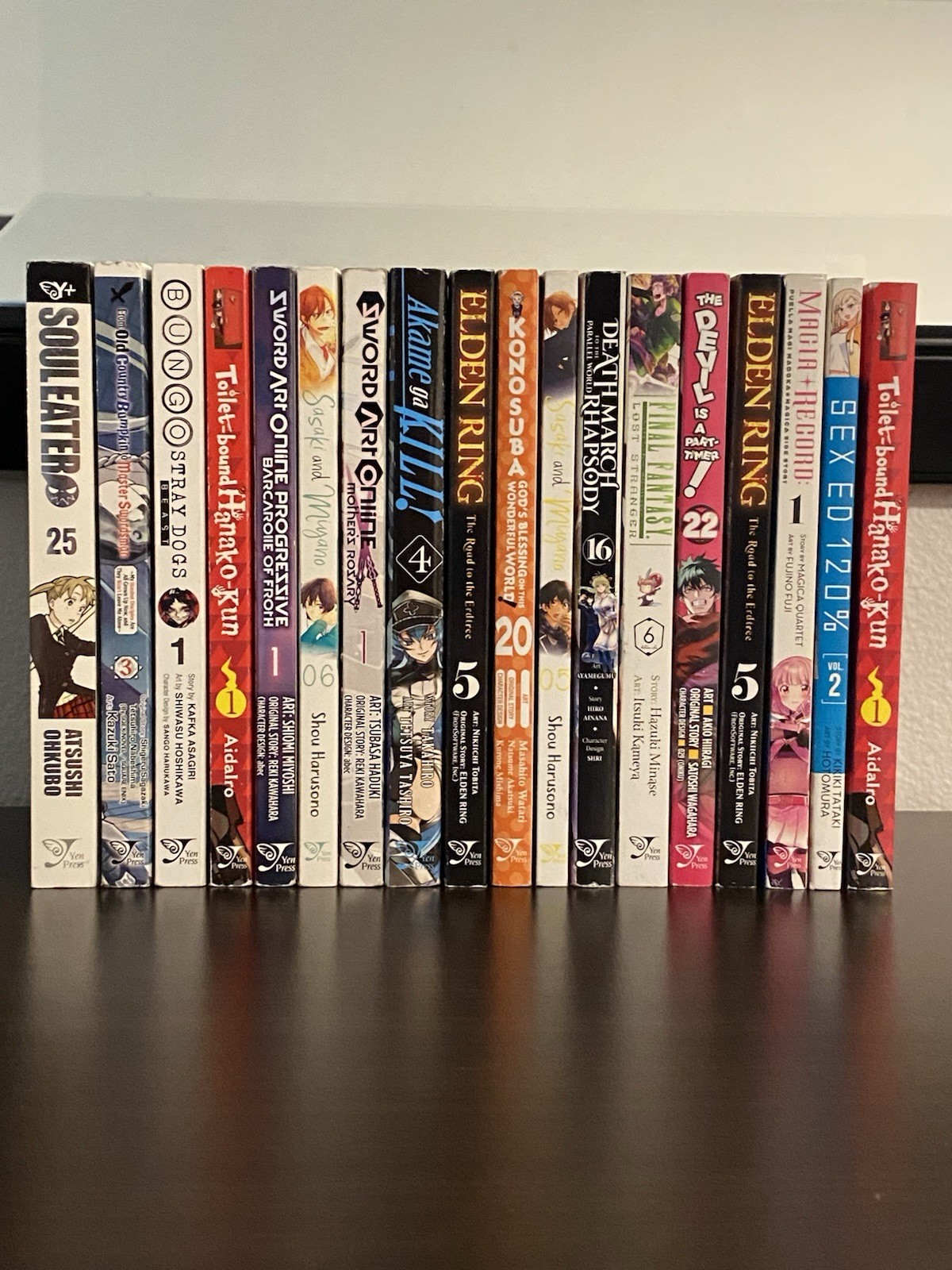 Yen Press Manga Book LOT of 18