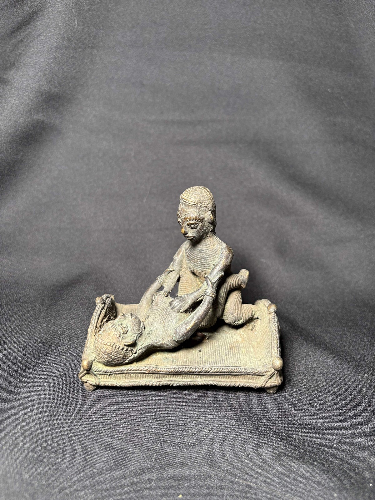 Handcrafted Dhokra Brass Tribal Sculpture - Traditional Indian Lost-Wax Art