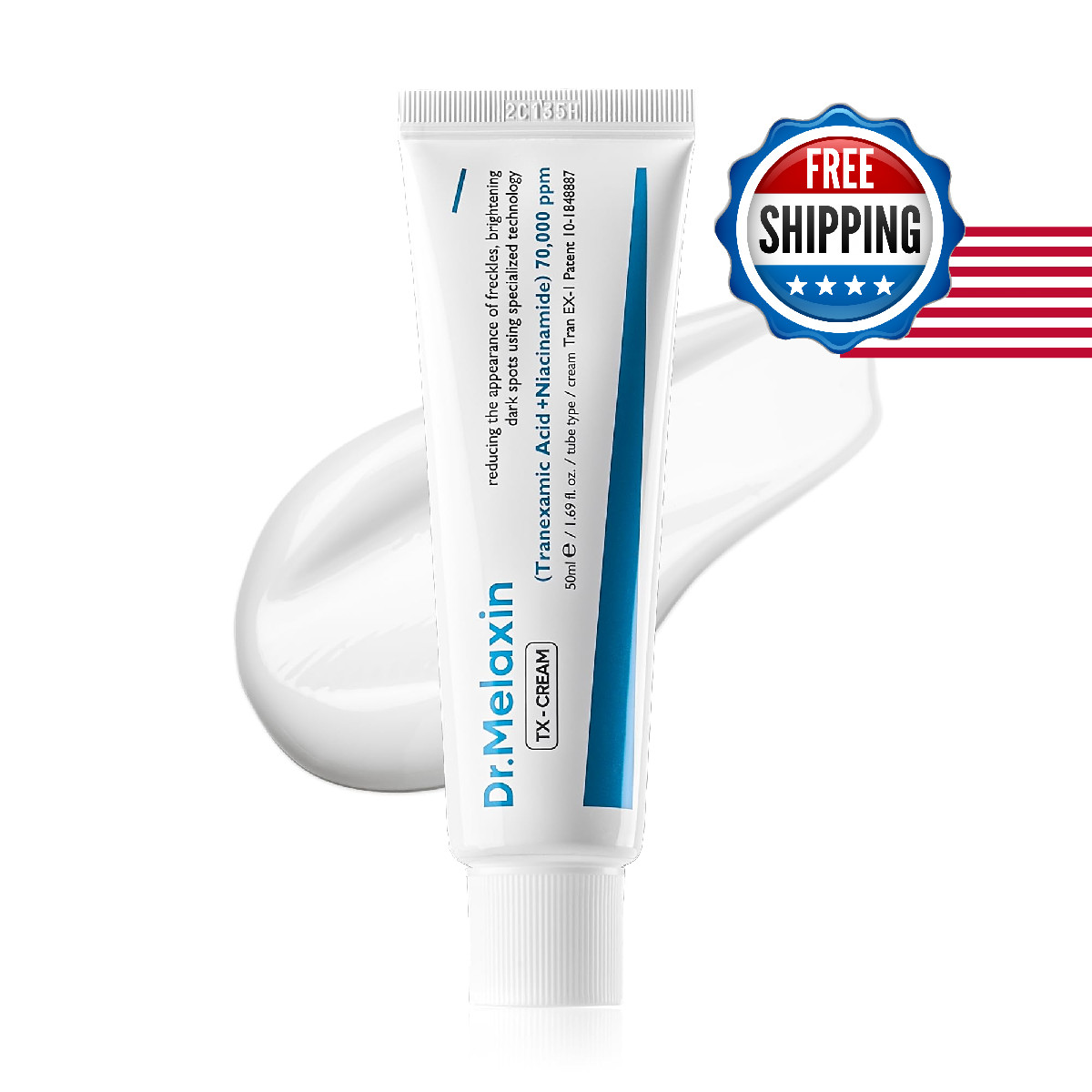 Dr.Melaxin Tx Tranexamic Acid Freckle Blemishes Anti-Pigmetation 1.7 Fl Oz 50 Ml Dr.Melaxin Tx Tranexamic Acid Freckle Blemishes Anti-Pigmetation 1.7 Fl Oz 50 Ml