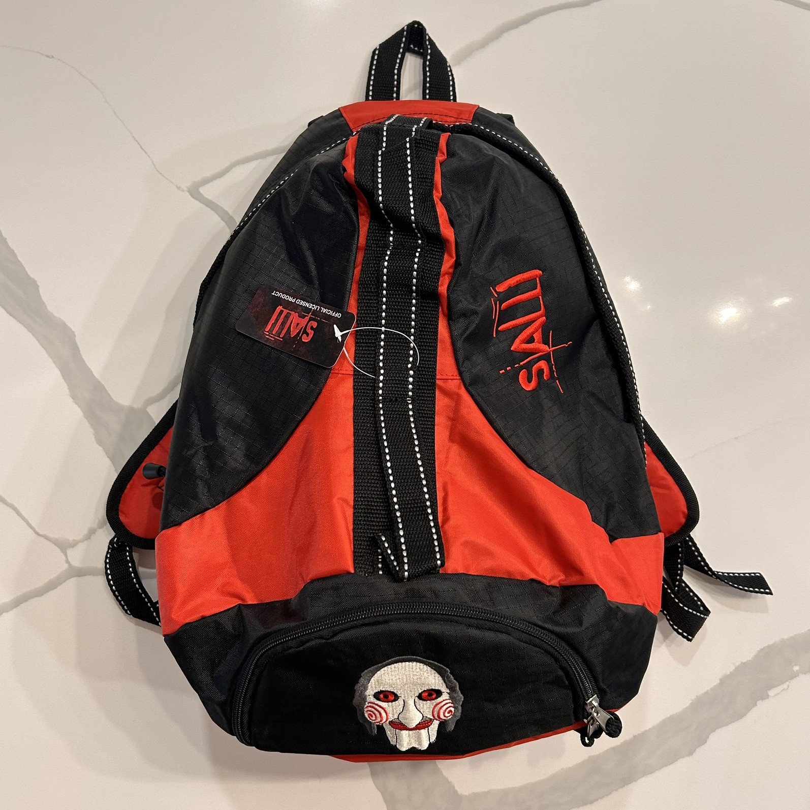 2007 SAW IV Jigsaw Billy Puppet Backpack Official Horror Movie Merch NWT 