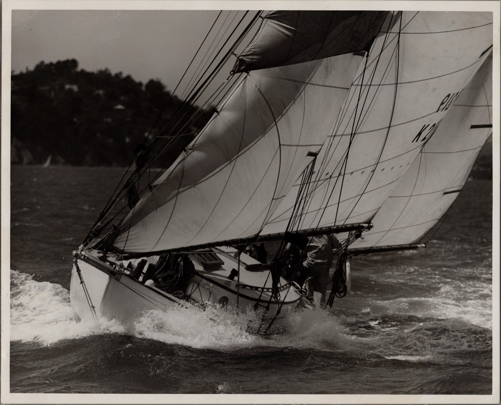 Original Diane Beeston Sailing Photo San Francisco Bay 1980
