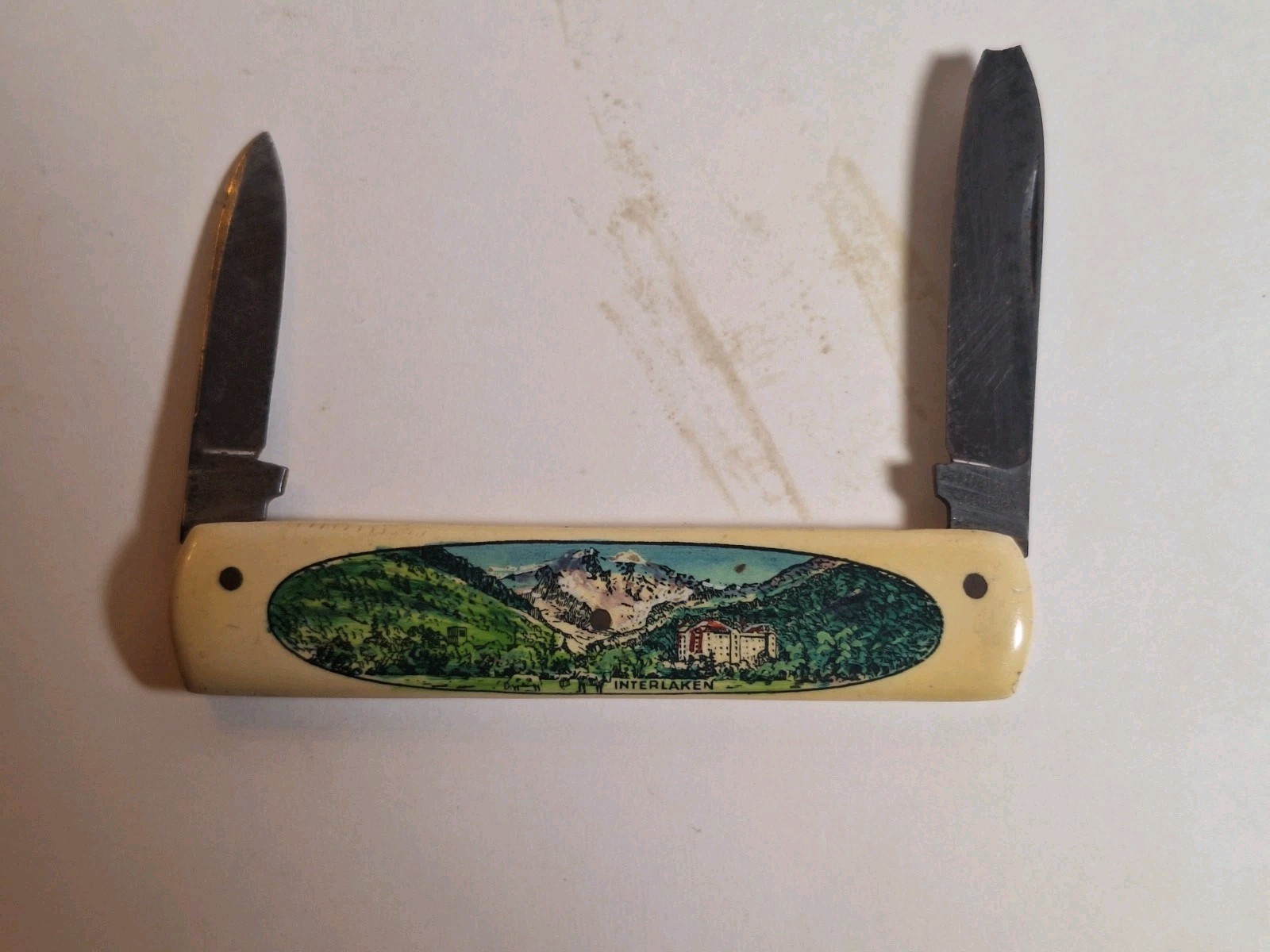Vintage 'LUNA' - A. FEIST & Co 2 Blade Knife - MI GERMANY - Souvenir 