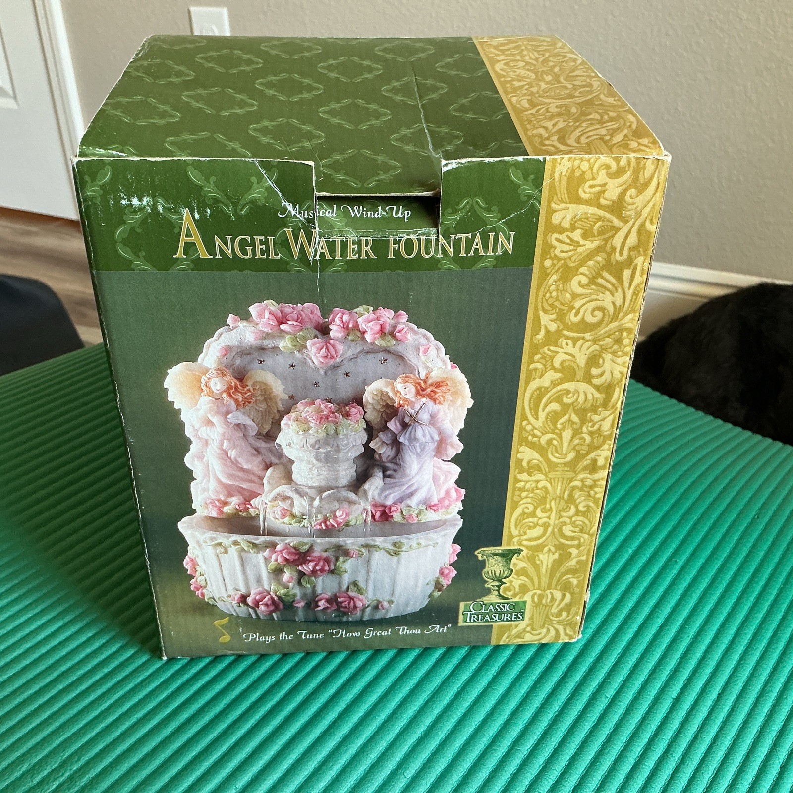 Classic Treasures Angels Water Fountain HOW GREAT THOU ART music Christian Gift Classic Treasures Angels Water Fountain HOW GREAT THOU ART music Christian Gift