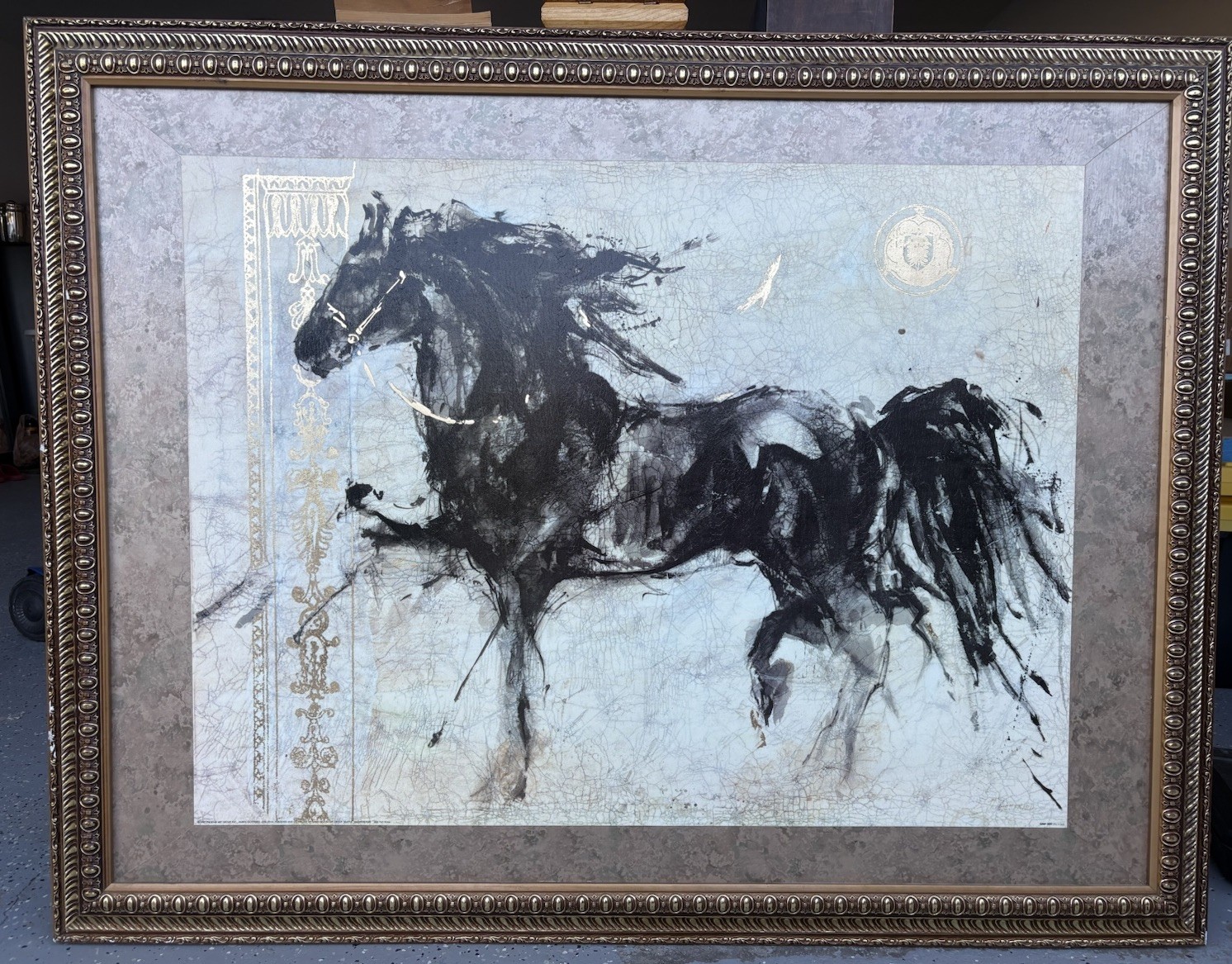 Huge 42x54 LEPA ZENA by MARTA GOTTFRIED - STALLION HORSE MARE PONY on CANVAS Huge 42x54 LEPA ZENA by MARTA GOTTFRIED - STALLION HORSE MARE PONY on CANVAS