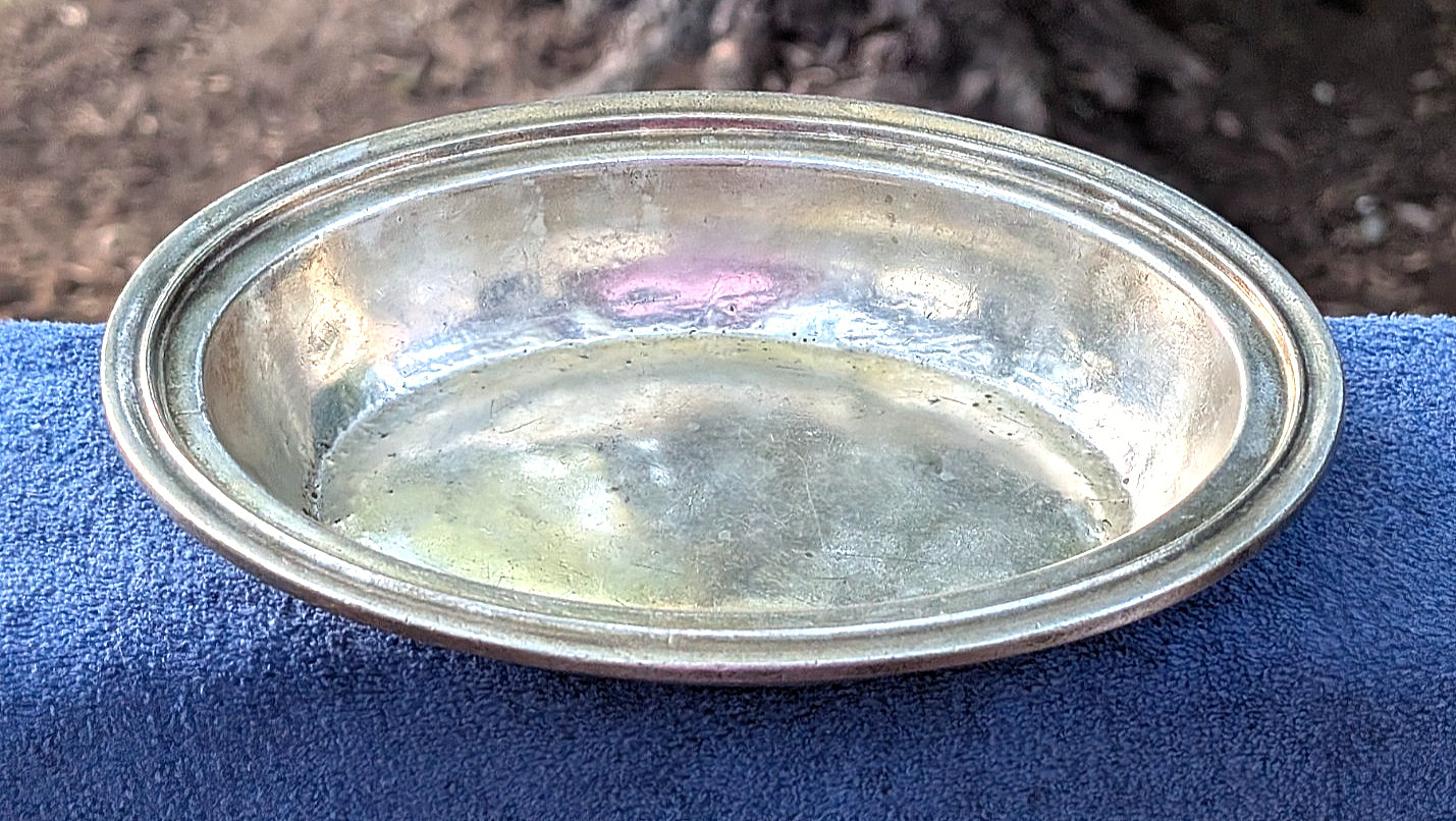 INTERNATIONAL INN, WASHINGTON DC Plaza Hotel c.1962 Silver Soldered Serving Dish
