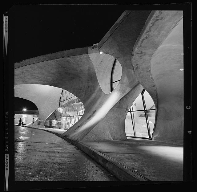 Photo:New York NY JFK Airport TWA Terminal 1956 1962 Exterior Detail