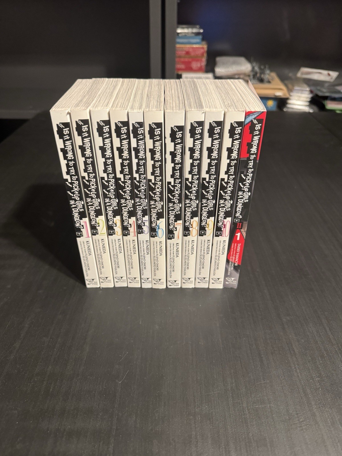 Is It Wrong to Try to Pick Up Girls in a Dungeon Manga English Set Volumes 1-11 Is It Wrong to Try to Pick Up Girls in a Dungeon Manga English Set Volumes 1-11