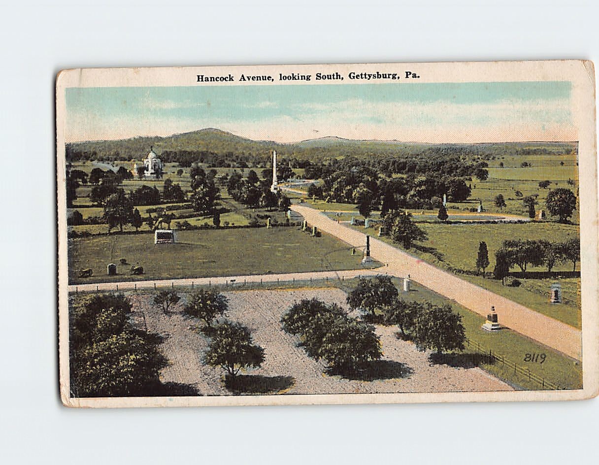 Hancock Avenue Looking South Gettysburg Pennsylvania Q-60207