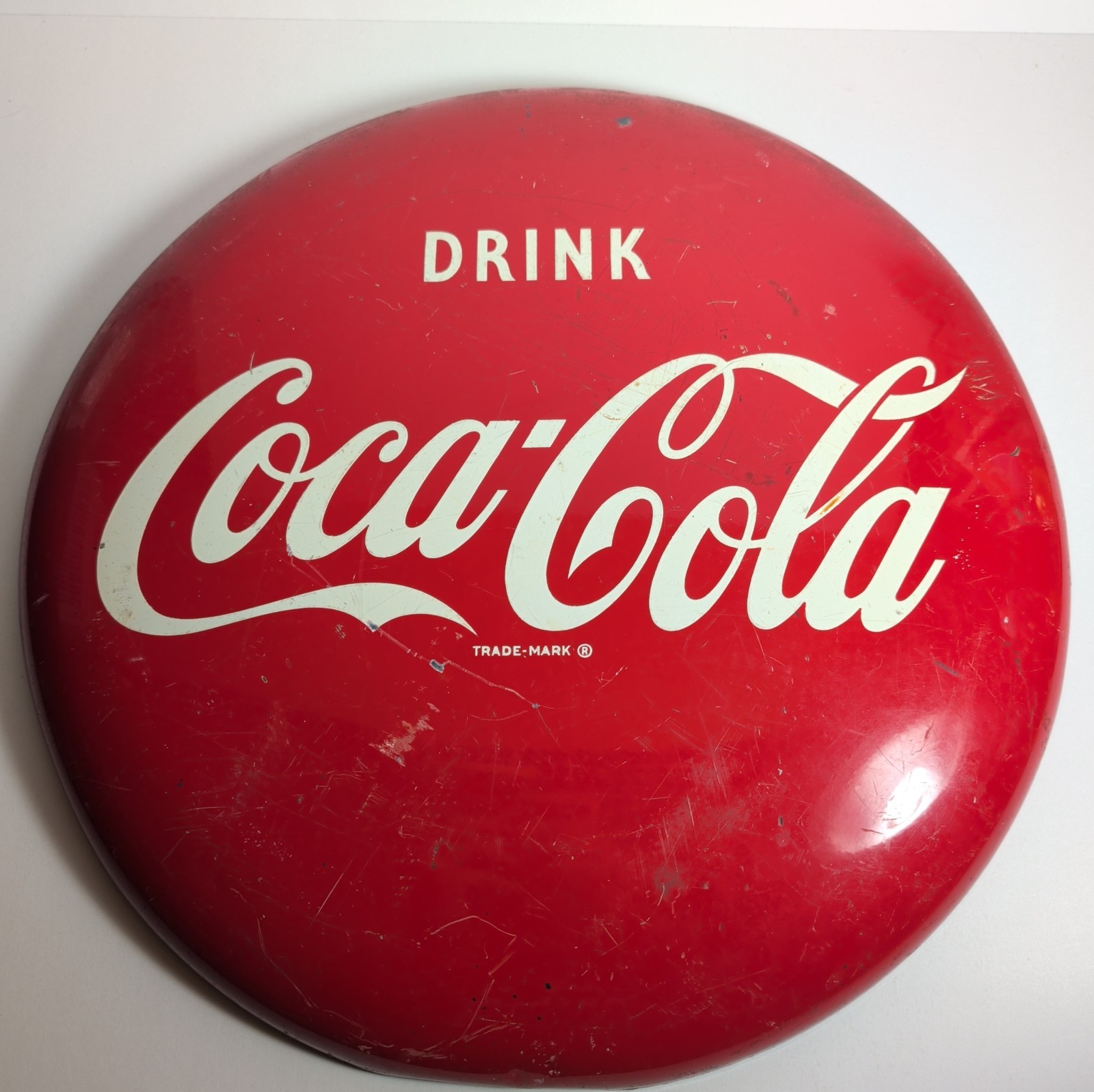 Vintage 1950's Drink Coca Cola A&M Sign Co 16