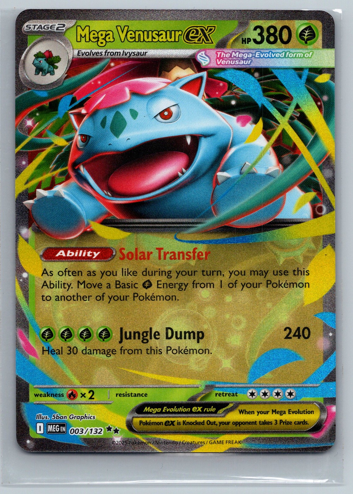 ME01: Mega Evolution #003/132 Mega Venusaur ex