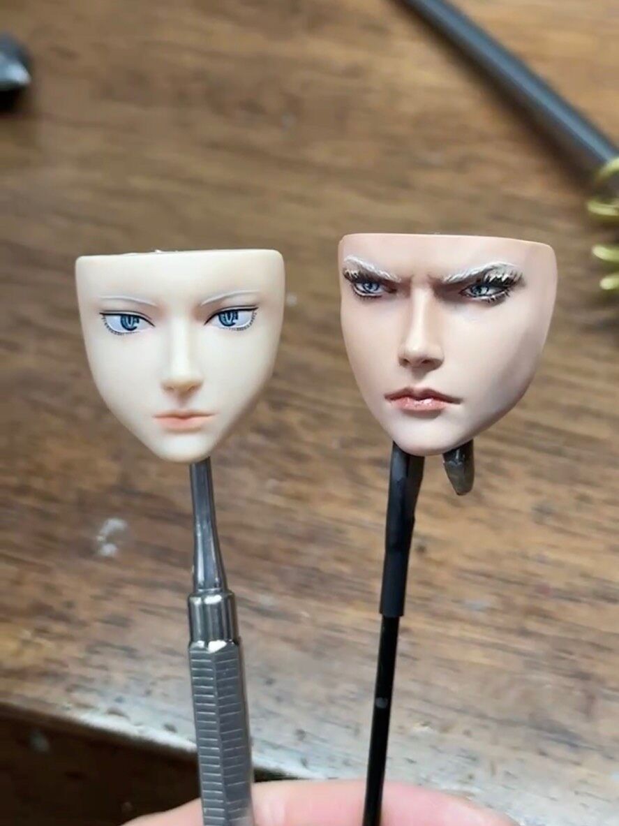 custom 1/6 threezero berserk  Griffith face 2pcs need 30days ship