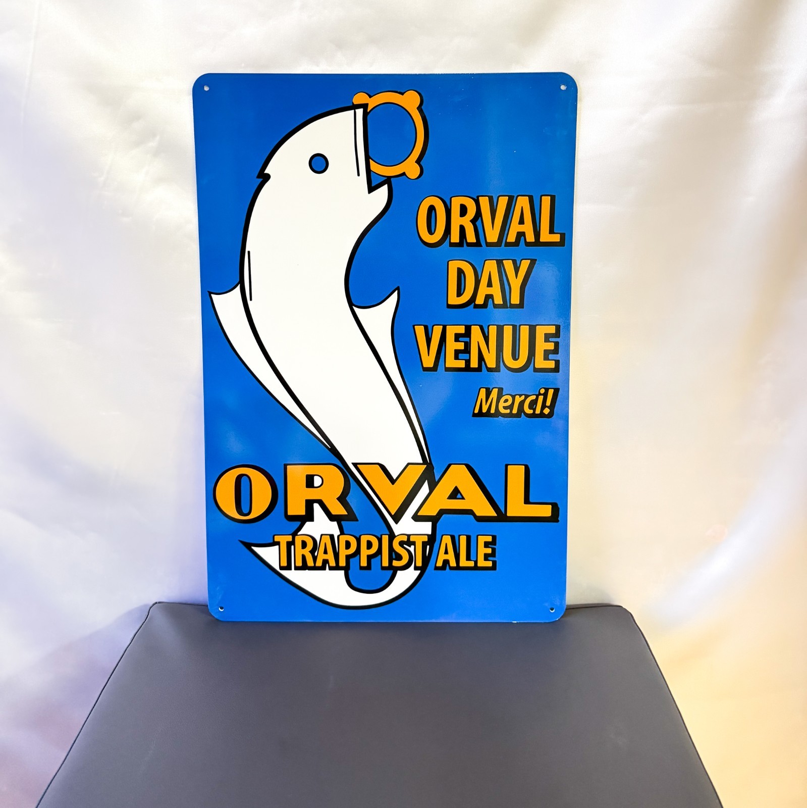 Orval Trappist Ale – Brewery Advertising Metal Sign – 60 × 40 cm (23.6” × 15.7”)