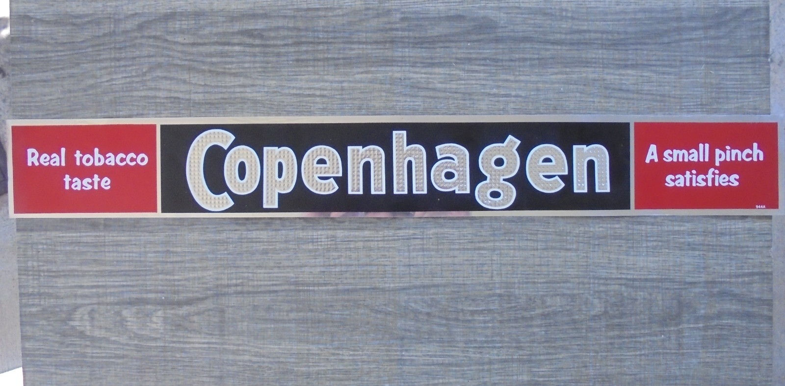 RARE VINTAGE  COPENHAGEN SNUFF THIN ALUMINUM RETAIL SIGN 24\