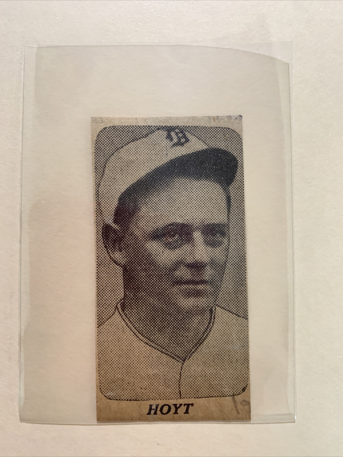 Waite Hoyt Detroit Tigers 1931 Sporting News Baseball Panel