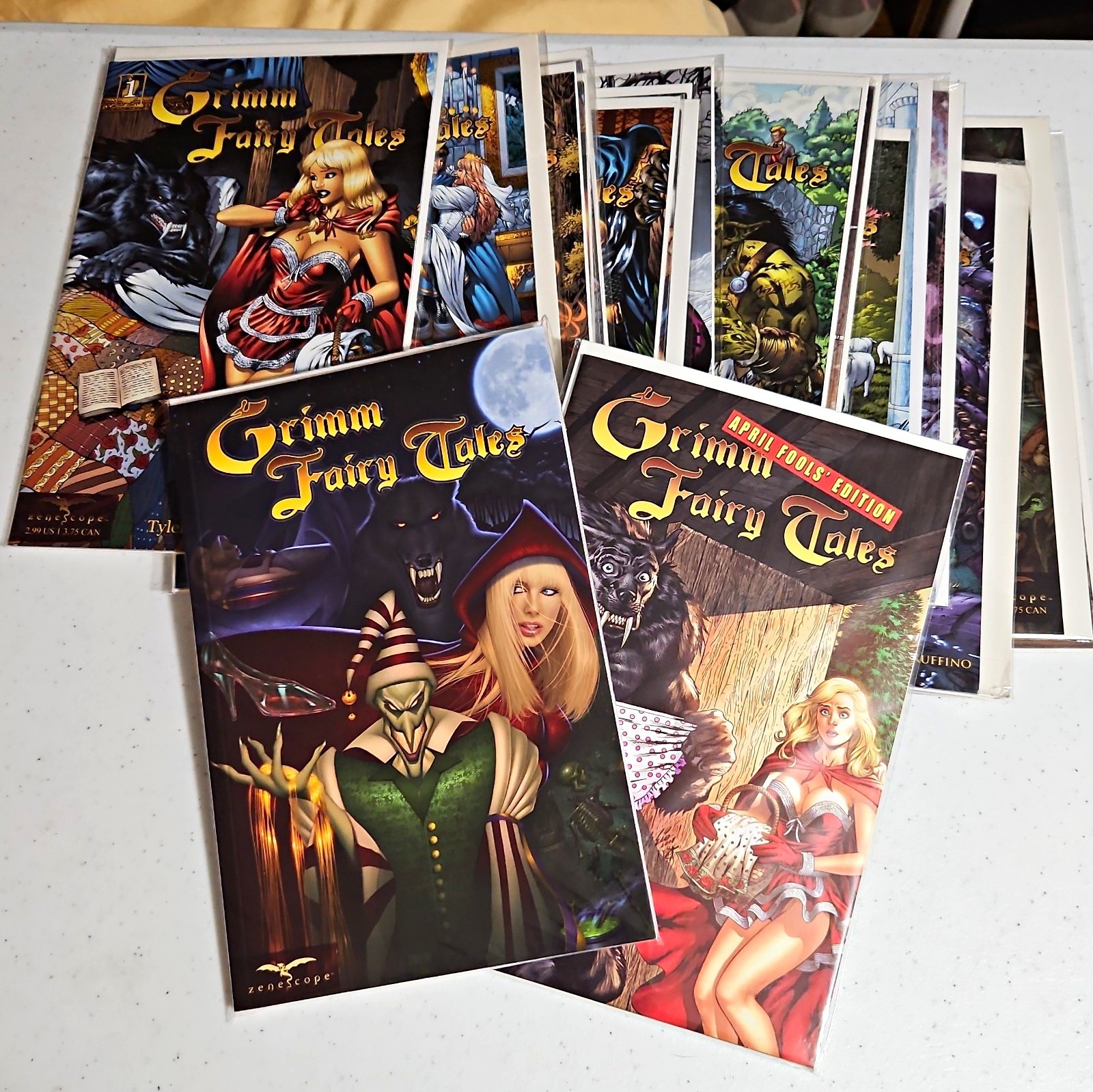 Zenescope Grimm Fairy Tales Comic Book Mixed Lot Mature Reading Zenescope Grimm Fairy Tales Comic Book Mixed Lot Mature Reading