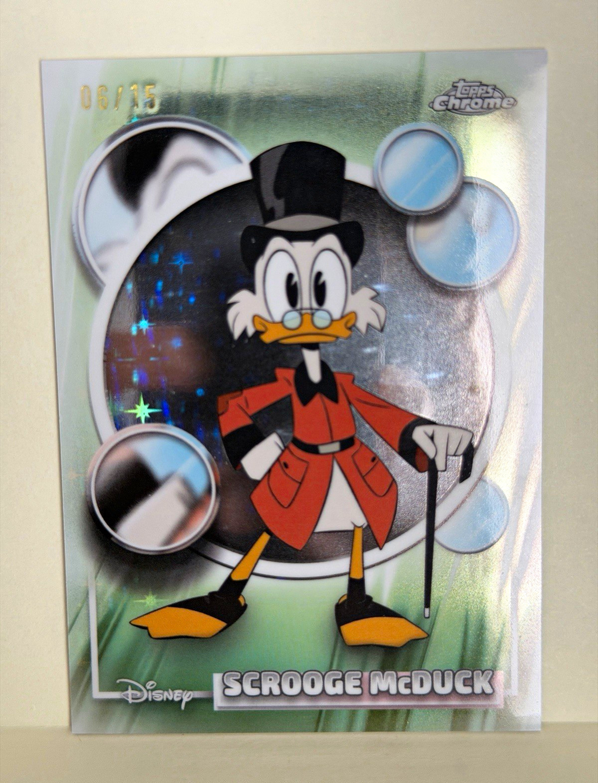 Topps 2026 Topps Chrome Disney Parallel Scrooge McDuck #118 05/15