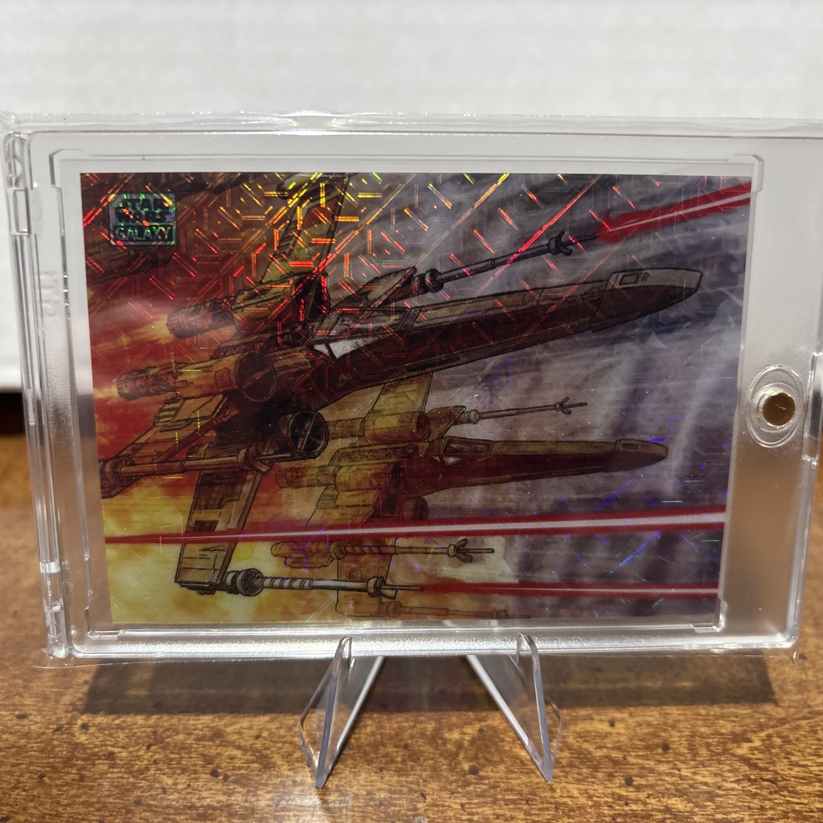 2024 Topps Star Wars Galaxy Chrome #34 Red Five MOJO Refractor #’d 40/50