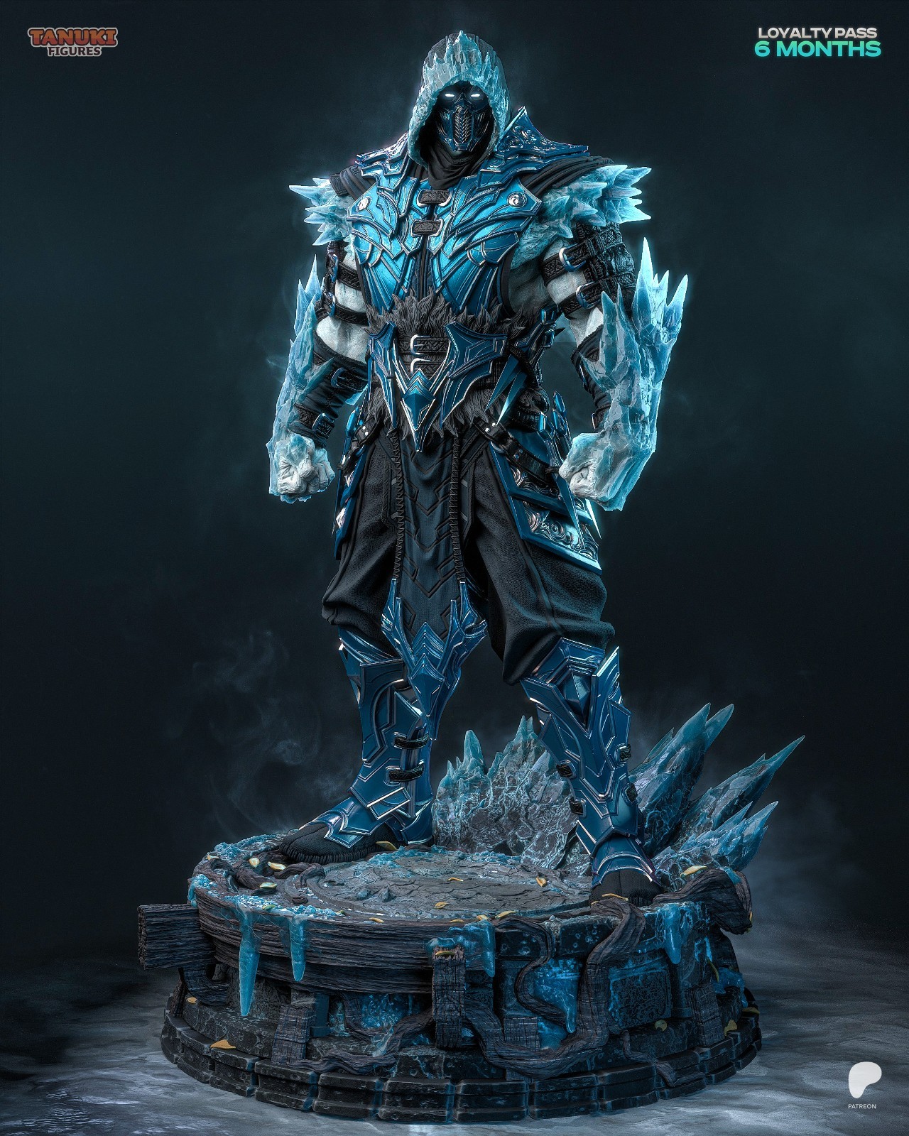 Subzero - Mortal Kombat 1/6 Scale Figure Statue Unpainted Garage Kit Resin